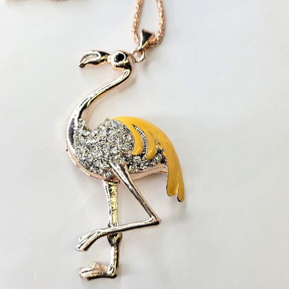 Flamingo Pendant Necklace - Picture 6 of 14